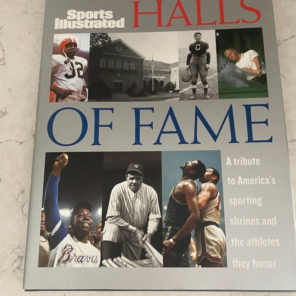 Sports Illustrated‎ Halls of Fame A tribute to America's Sporting Hardcover Book